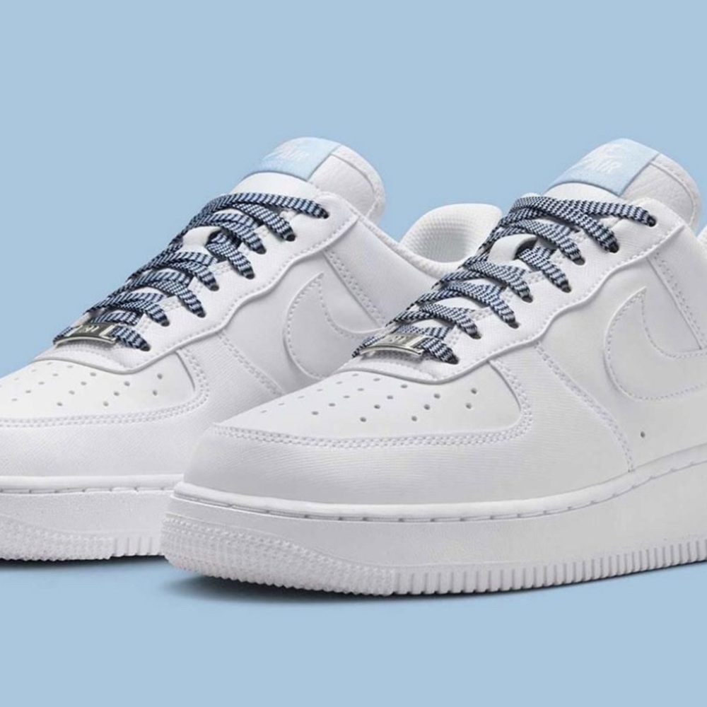 New Nike Air Force One sneakers White with blue accents